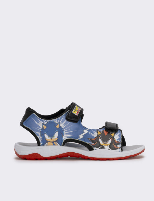 Blue Sonic© Sandal with Double Strap - Blue