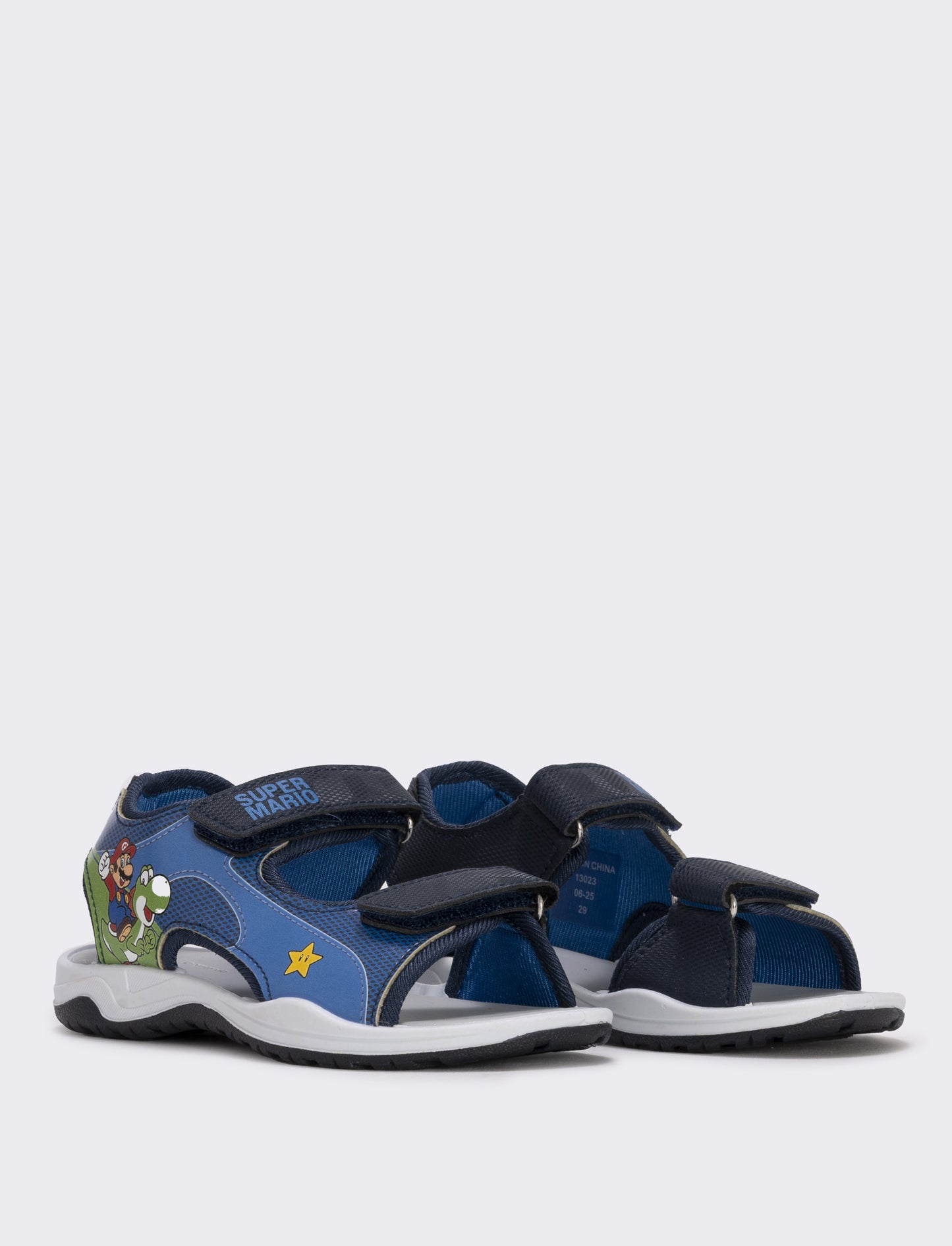 Blue Super Mario Kids Sandal - Blue