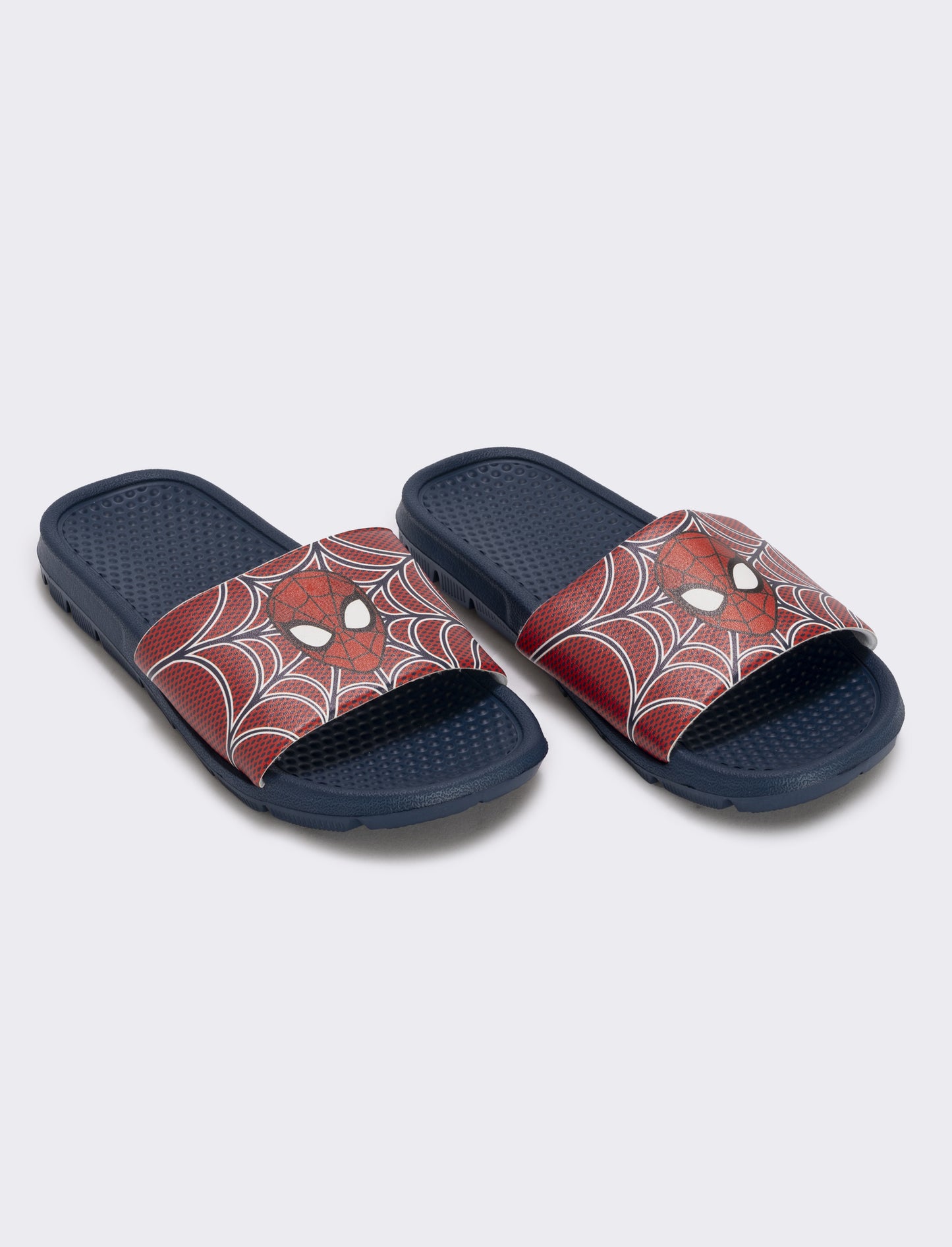 Ciabatta Spiderman per bambini in poliuretano - Blu