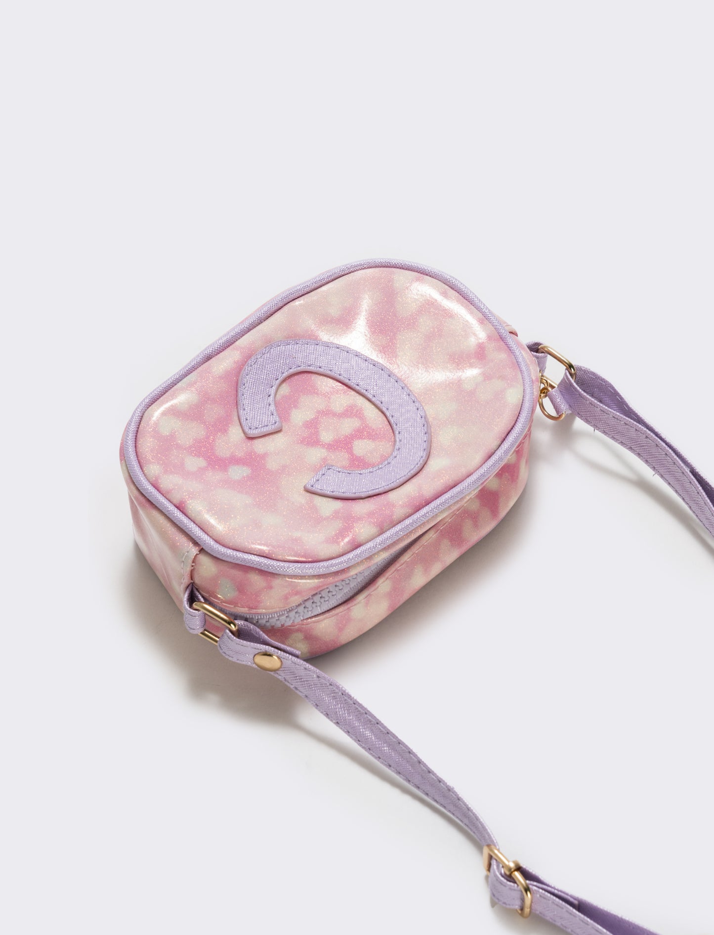 Borsetta glitter con tracolla elegante - var 2