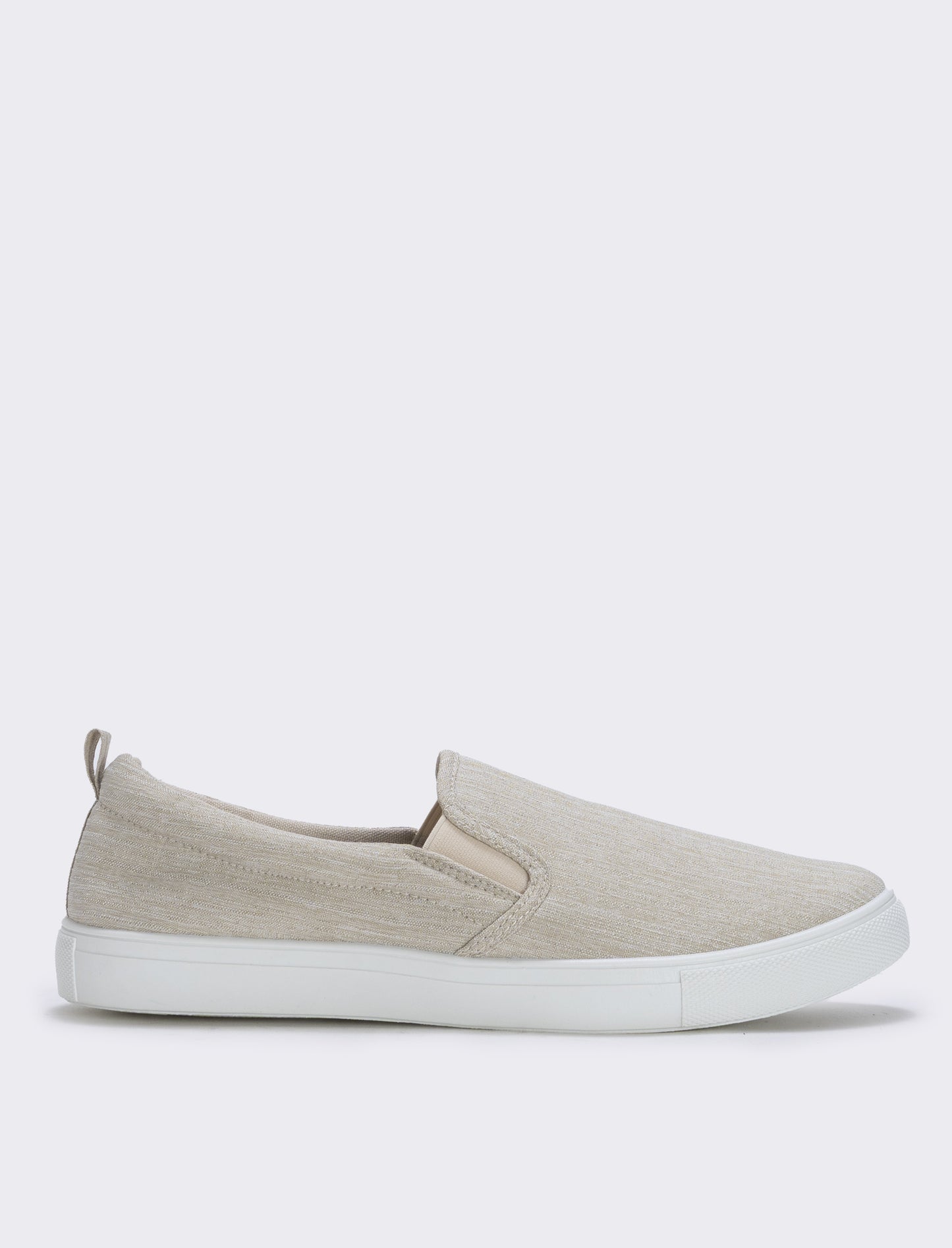 Slip-on beige da uomo con elastici - Beige