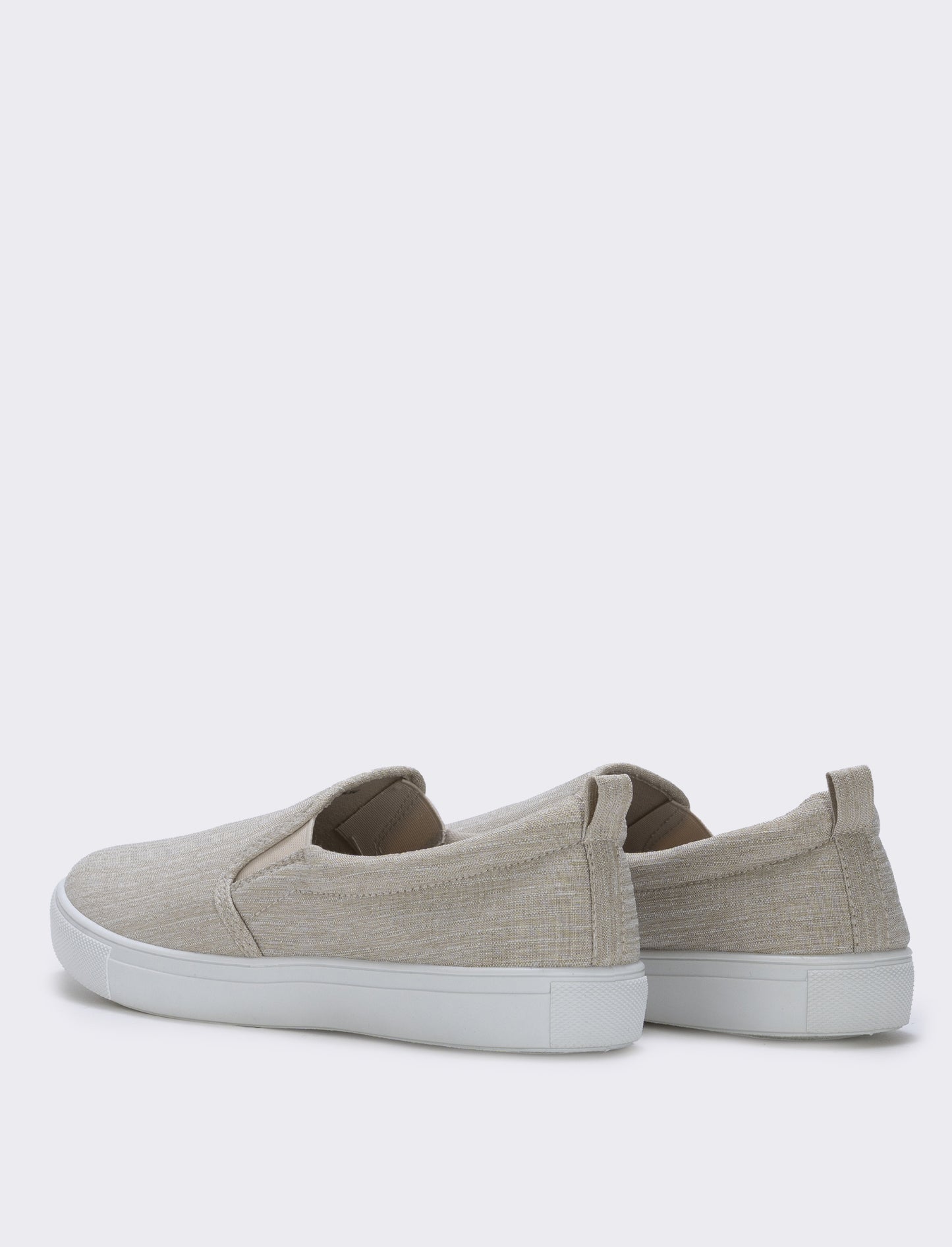 Slip-on beige da uomo con elastici - Beige
