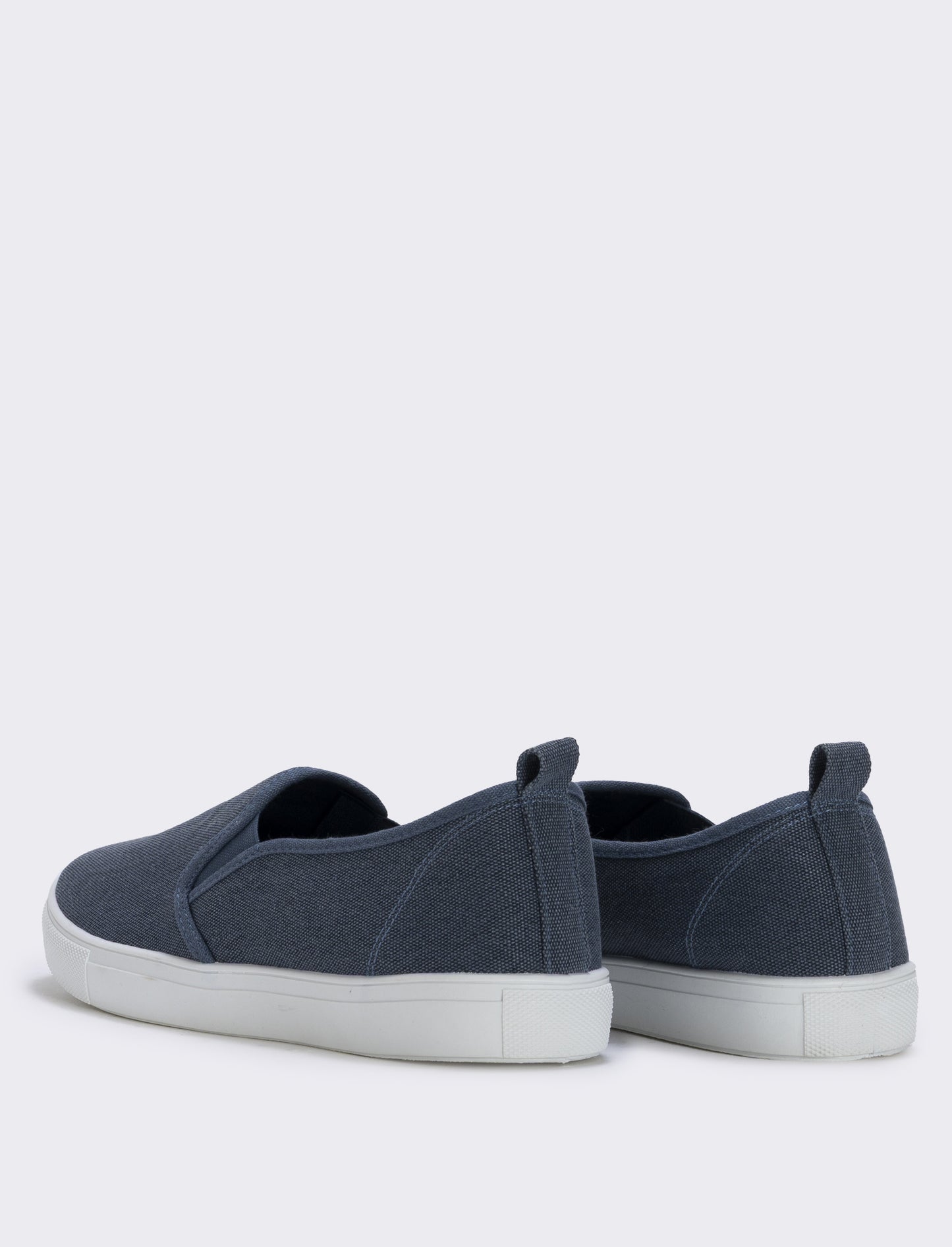 Slip-on in canvas da uomo in due colori - Blu