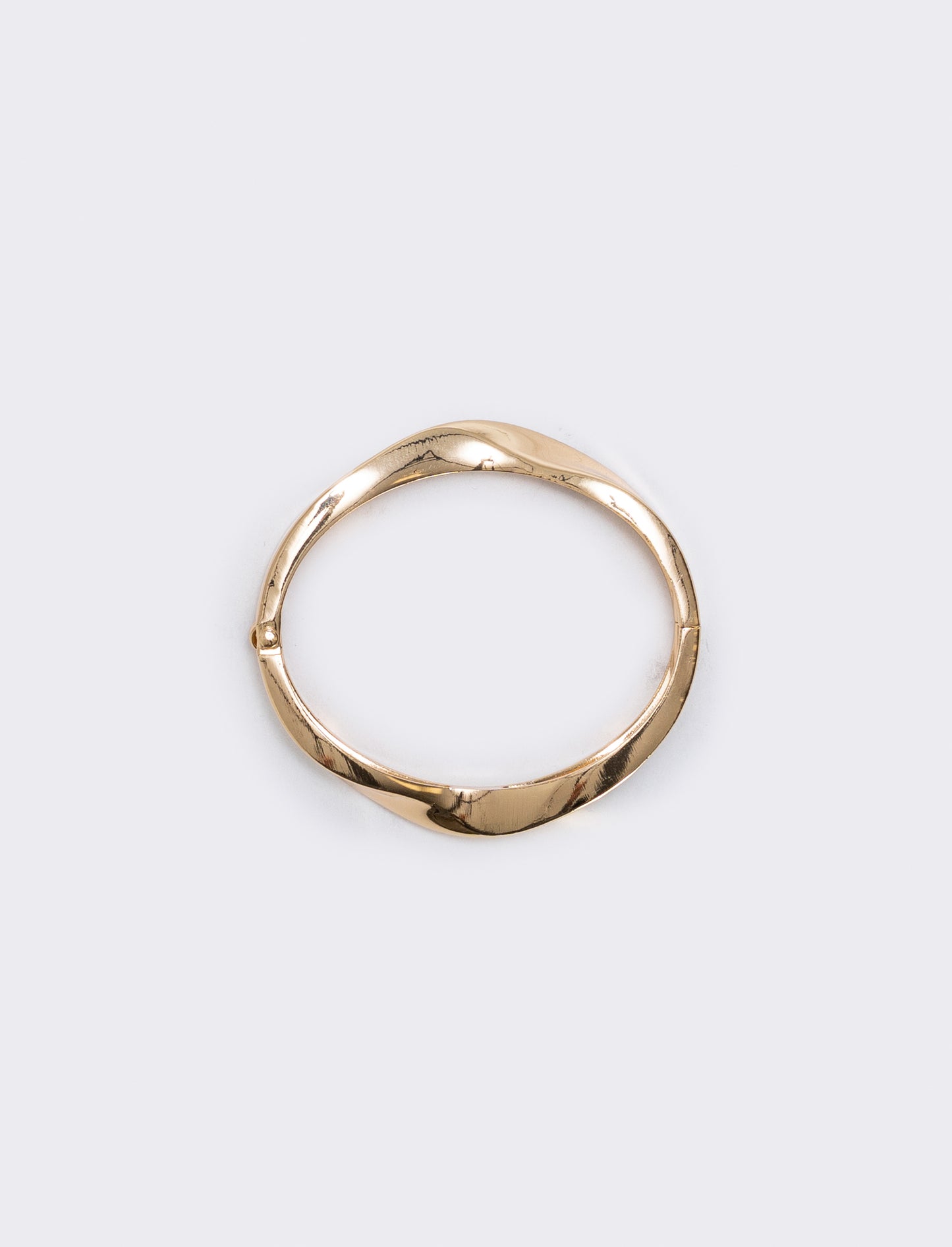 Bracciale rigido attorcigliato - Oro