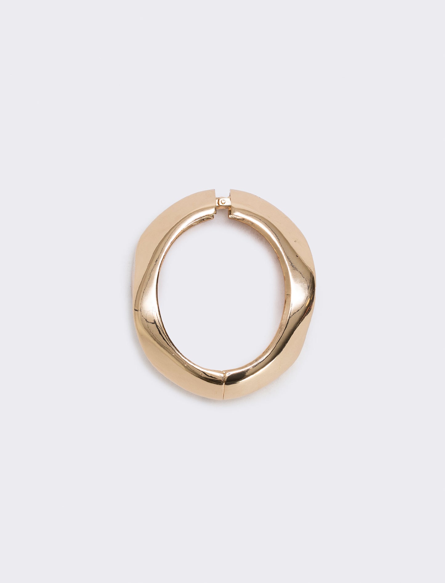 Bracciale rigido doppio martellato - Oro