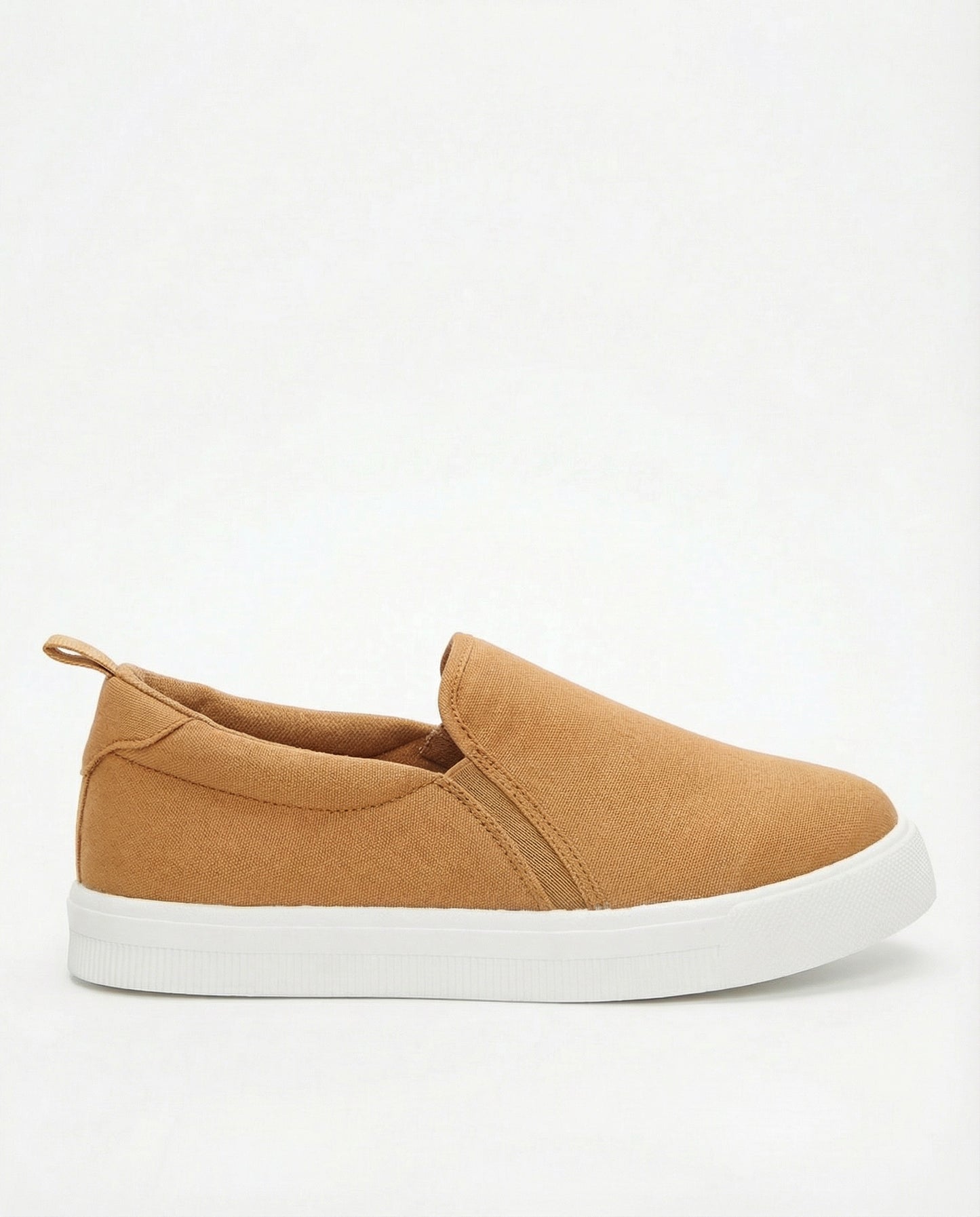 Kids' Canvas Slip-Ons, Two Colors - BROWN