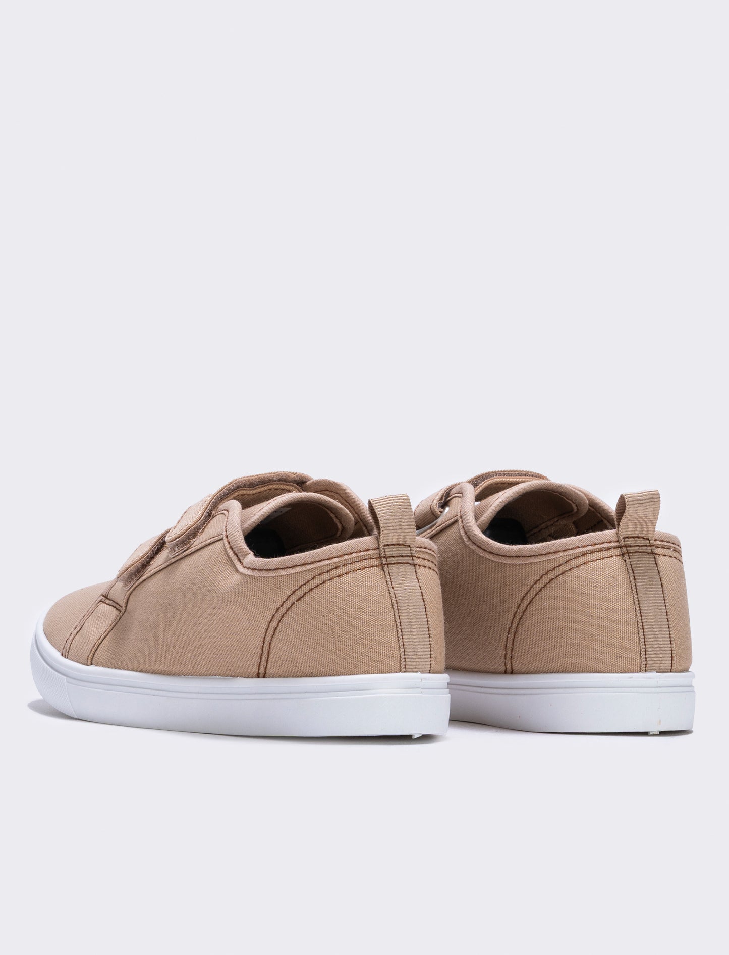 Scarpa in tela da bambino con strappi - Beige