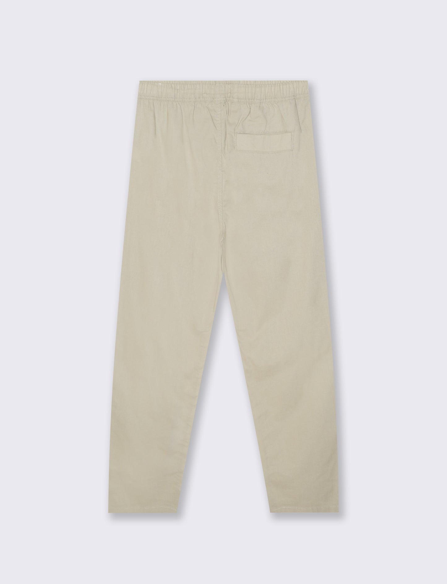 Pantaloni jogger in cotone con tasche - Grigio stone