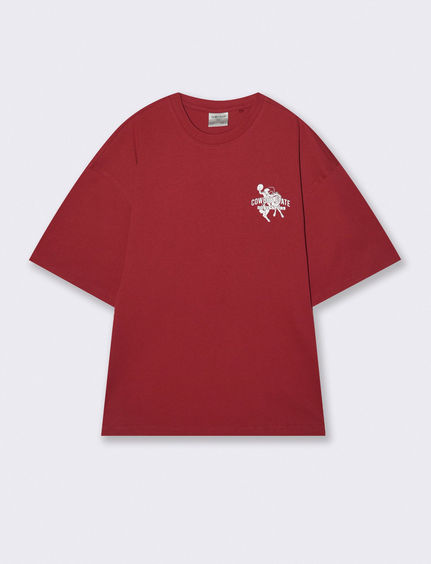 T-shirt girocollo con stampe uniche - Ciliegia