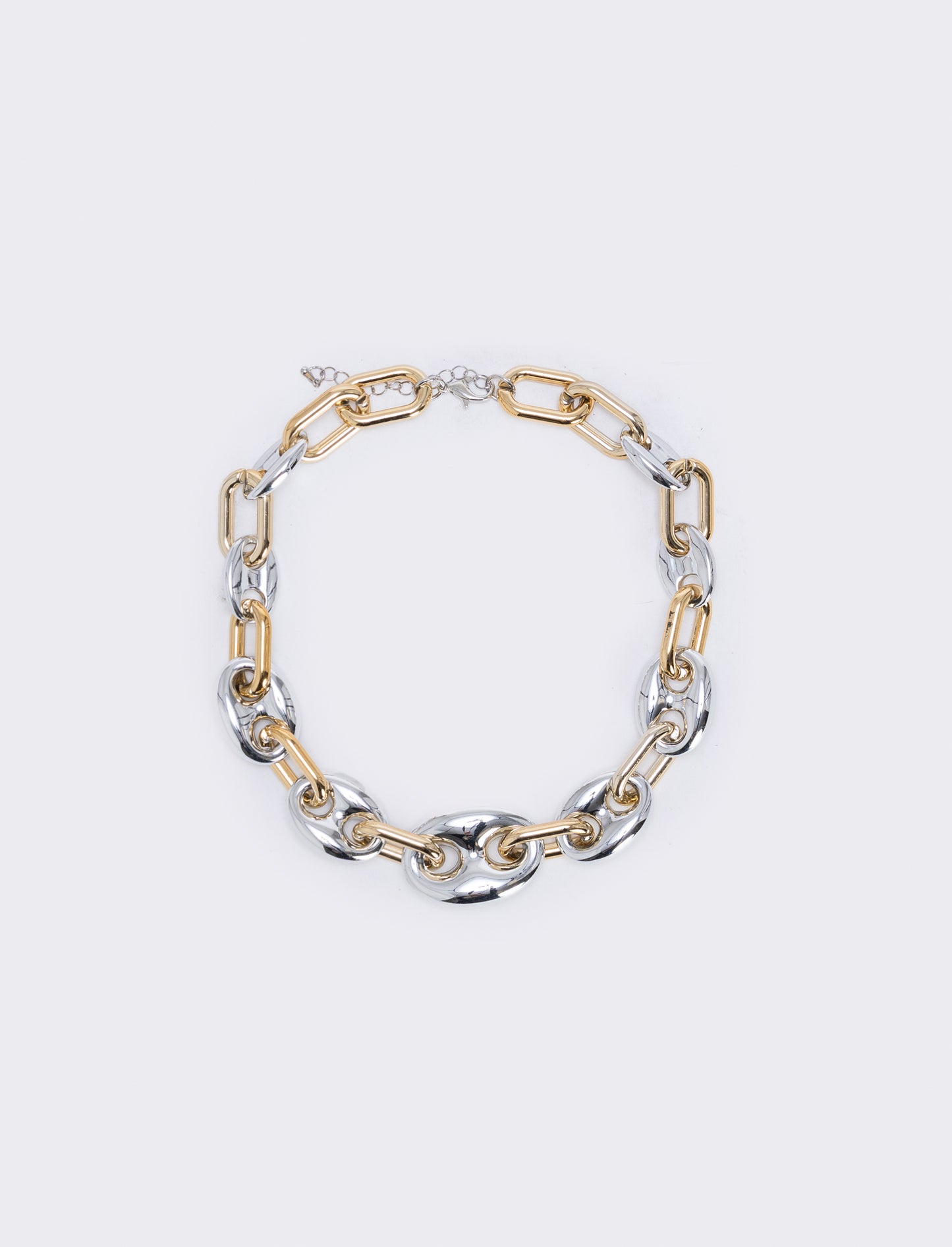 Double chain necklace - Multicolor