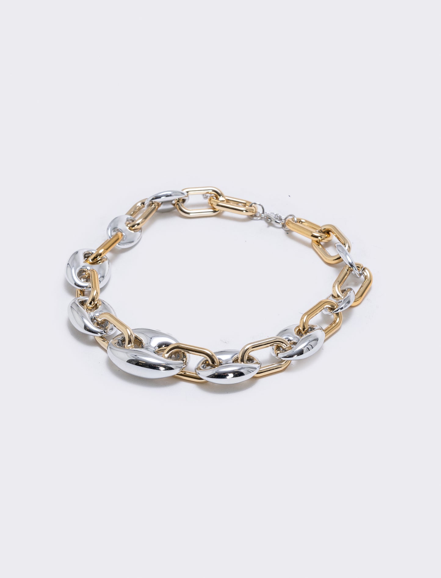 Double chain necklace - Multicolor