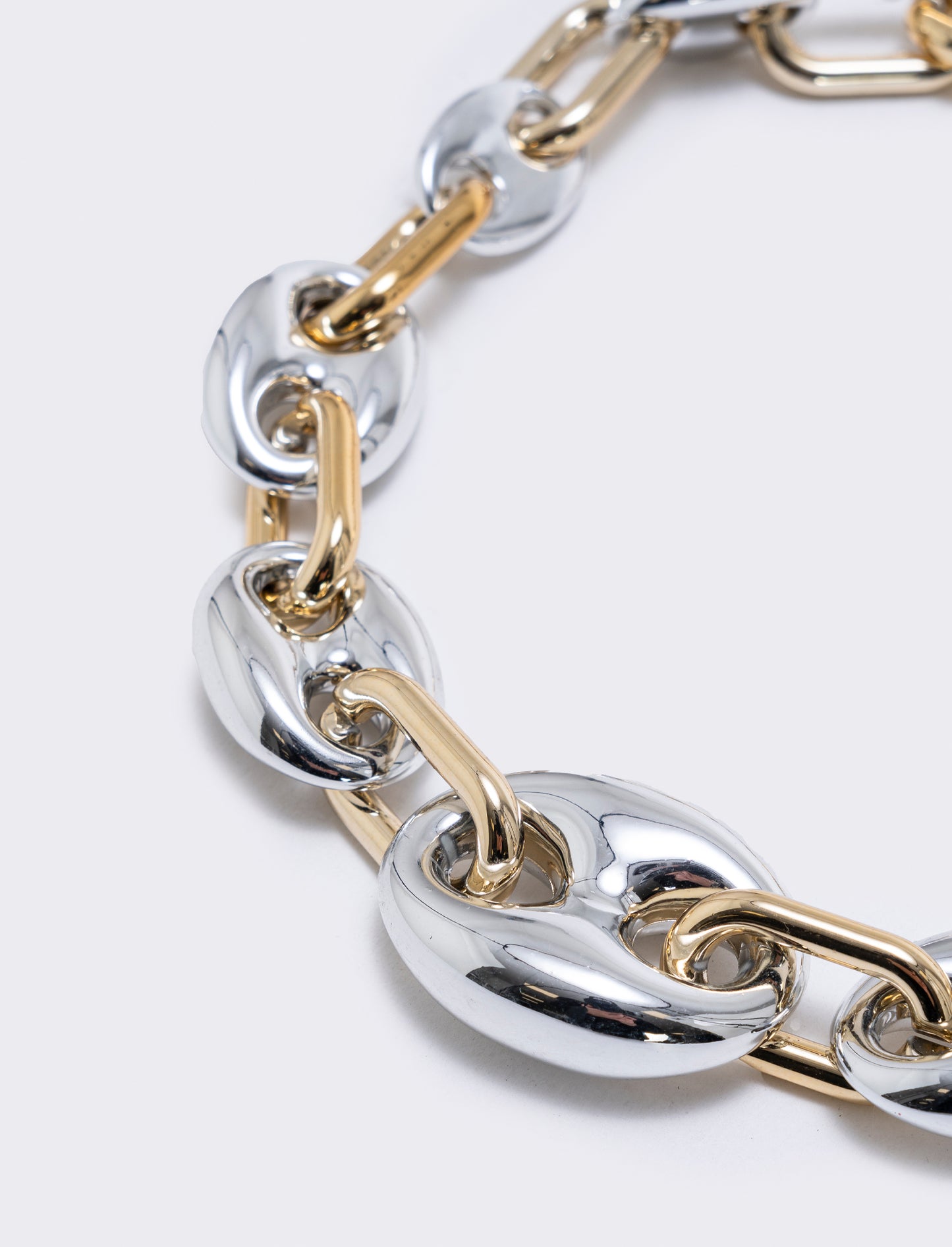 Double chain necklace - Multicolor