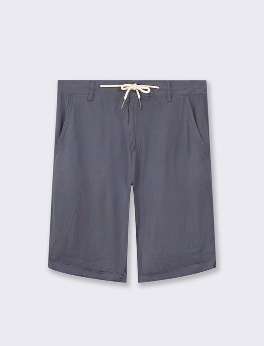 Bermuda chino jogger in viscosa - Avion