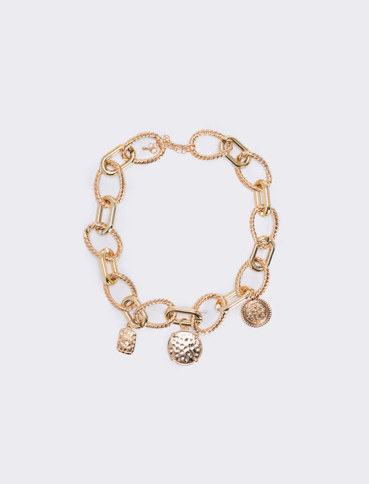 Collana catena con ciondoli femminili - Multicolore
