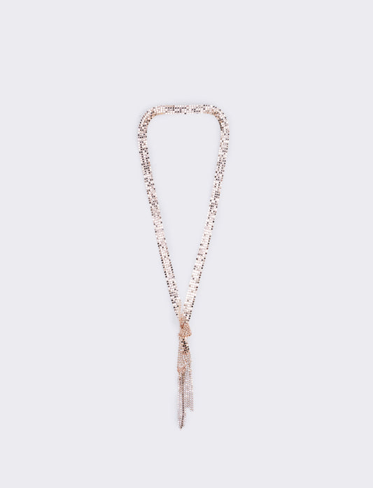 Collana con applicazioni - Oro rosa