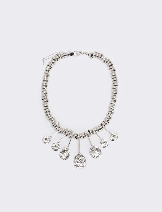 Collana con ciondoli a moneta - Argento