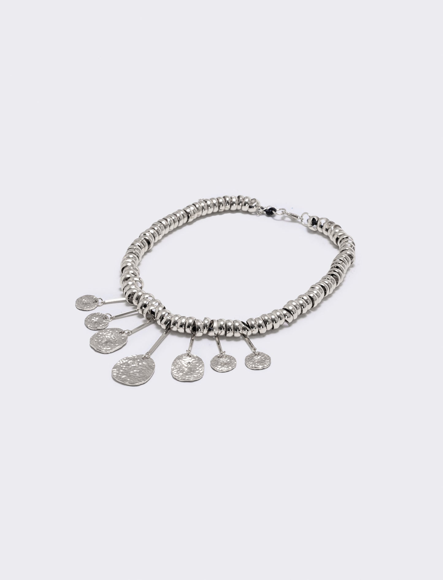 Coin pendant necklace - Silver