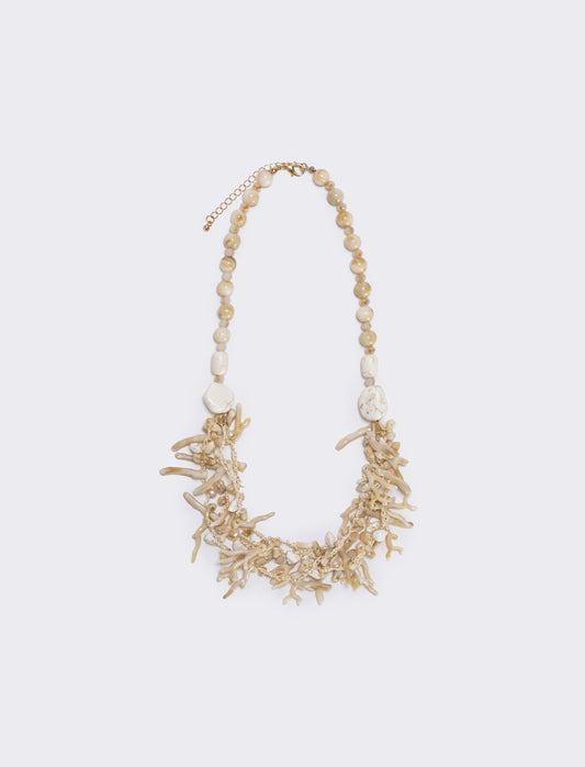 Collana Rami di Corallo - Beige