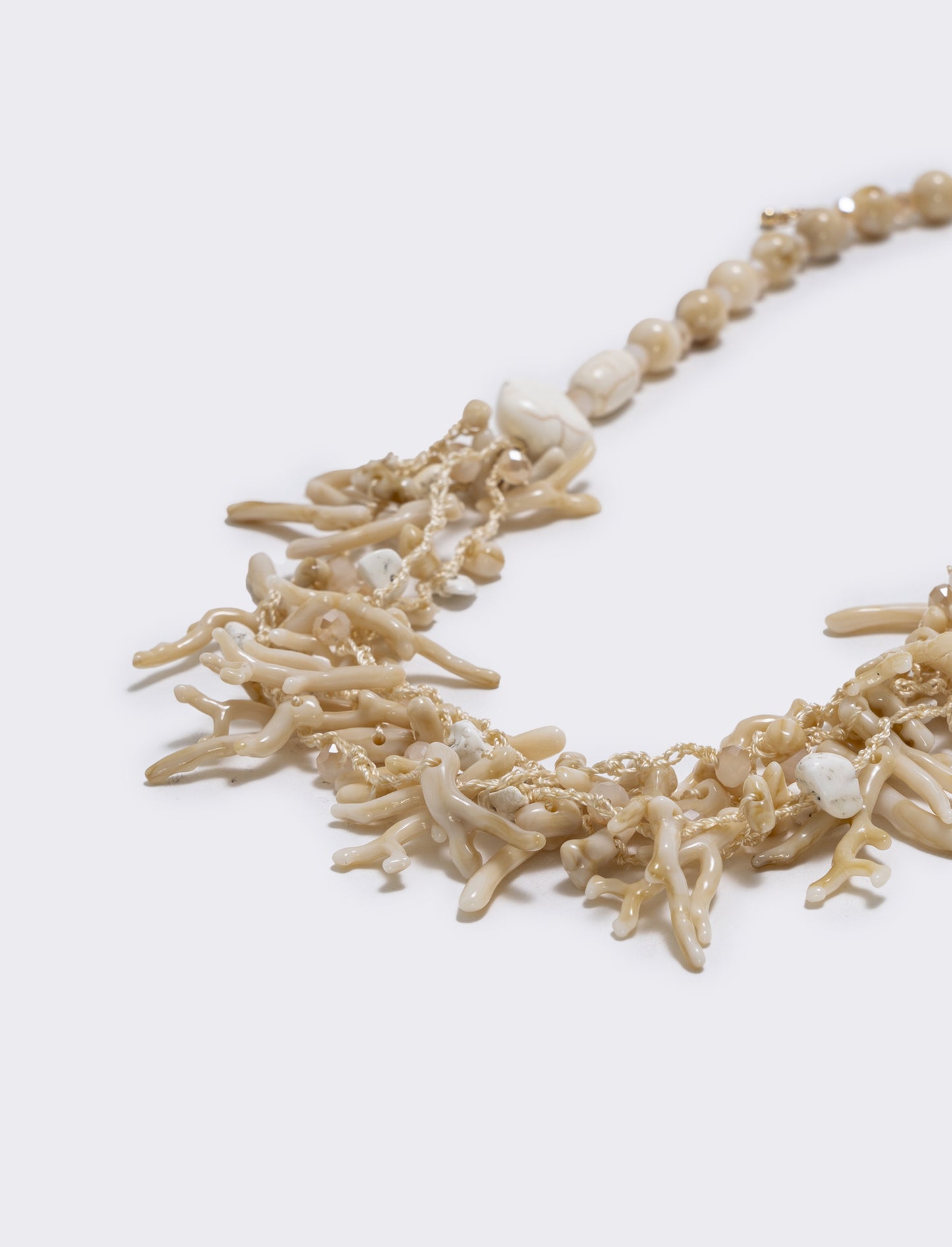 Collana Rami di Corallo - Beige