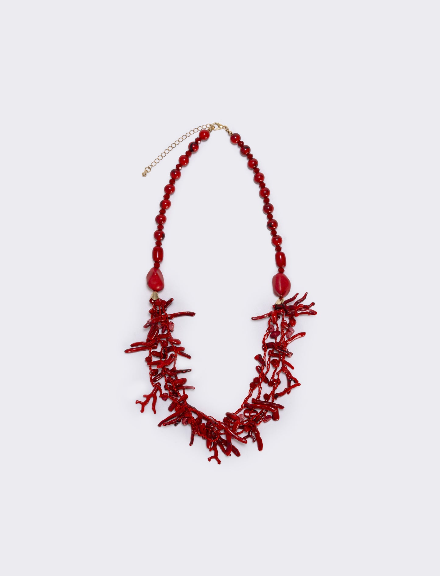 Collana Rami di Corallo - Rosso