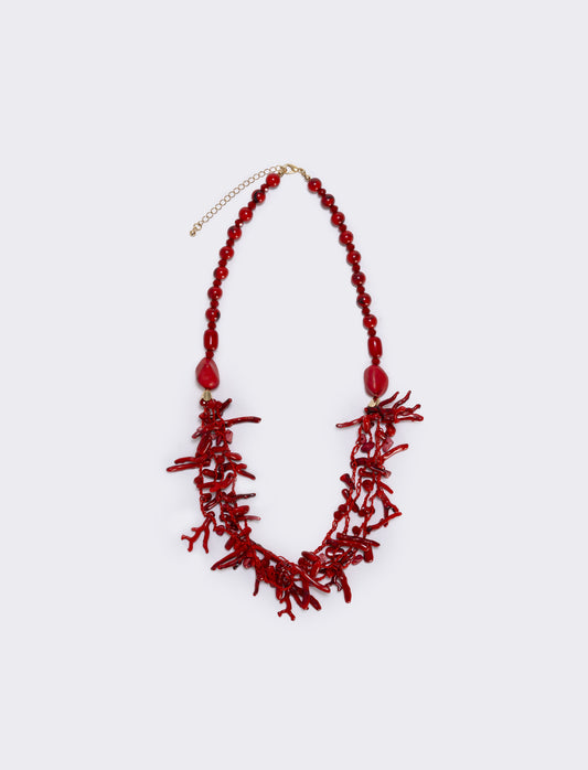 Collana Rami di Corallo - Rosso
