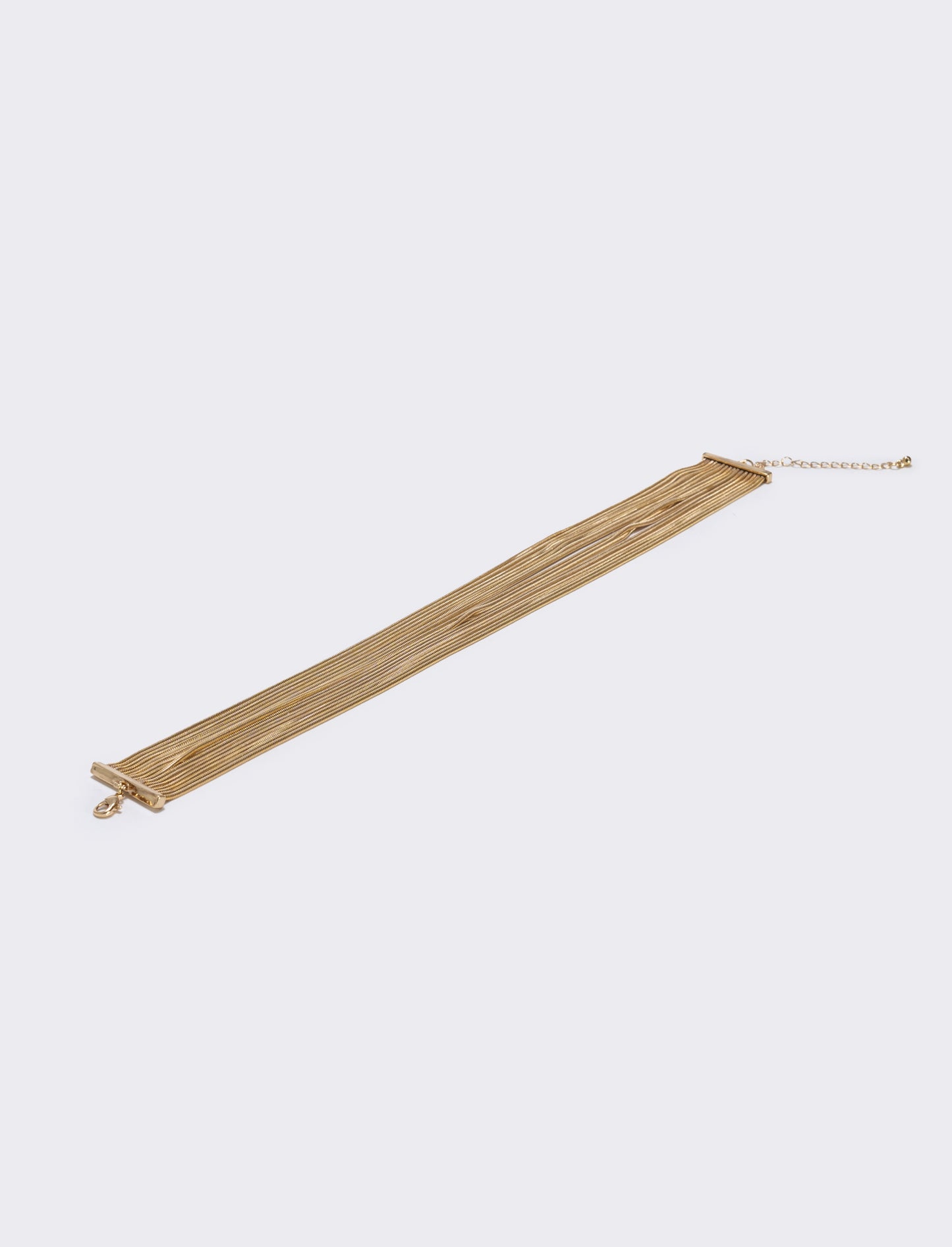 Mouse Tail Necklace - Gold