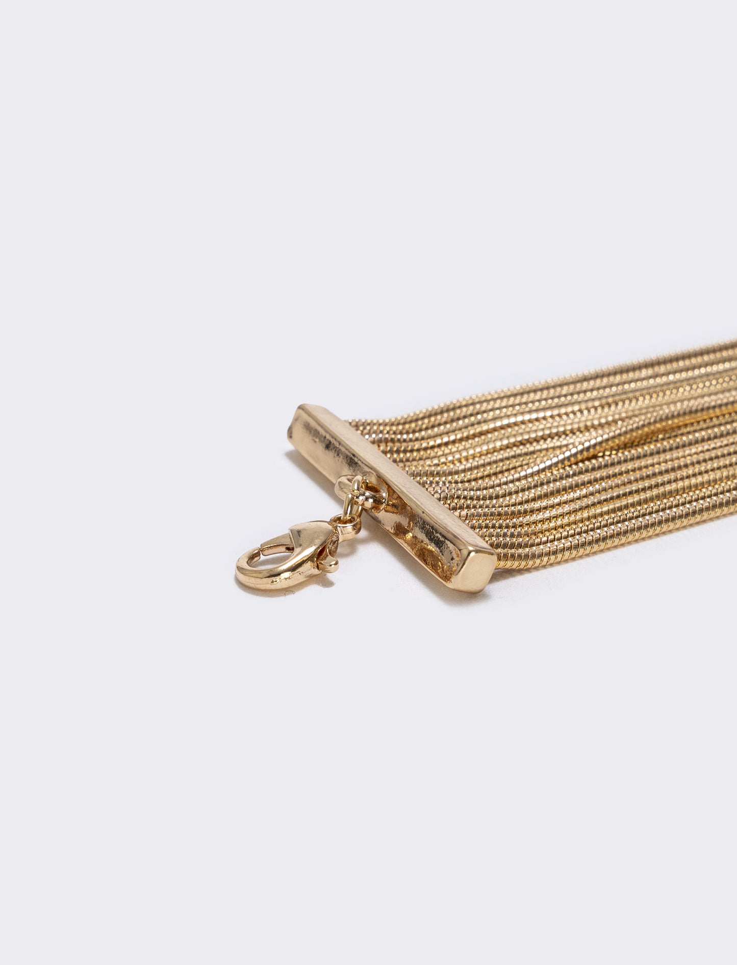 Mouse Tail Necklace - Gold