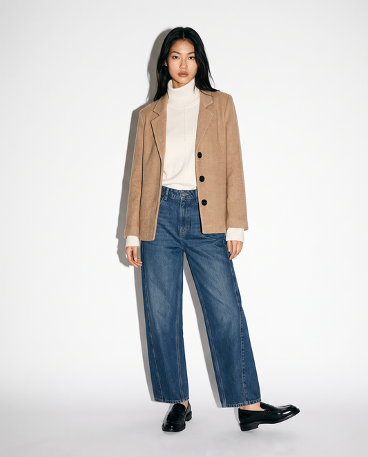 Three-button jacket - Beige