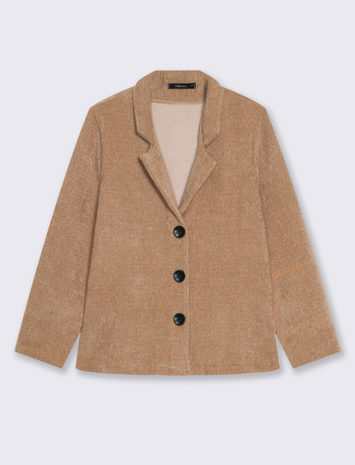 Giacca monopetto a tre bottoni - Beige