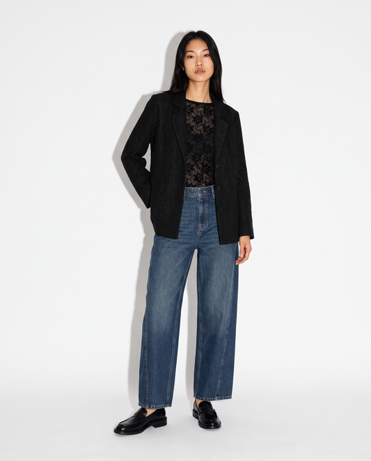 Three-button jacket - Black