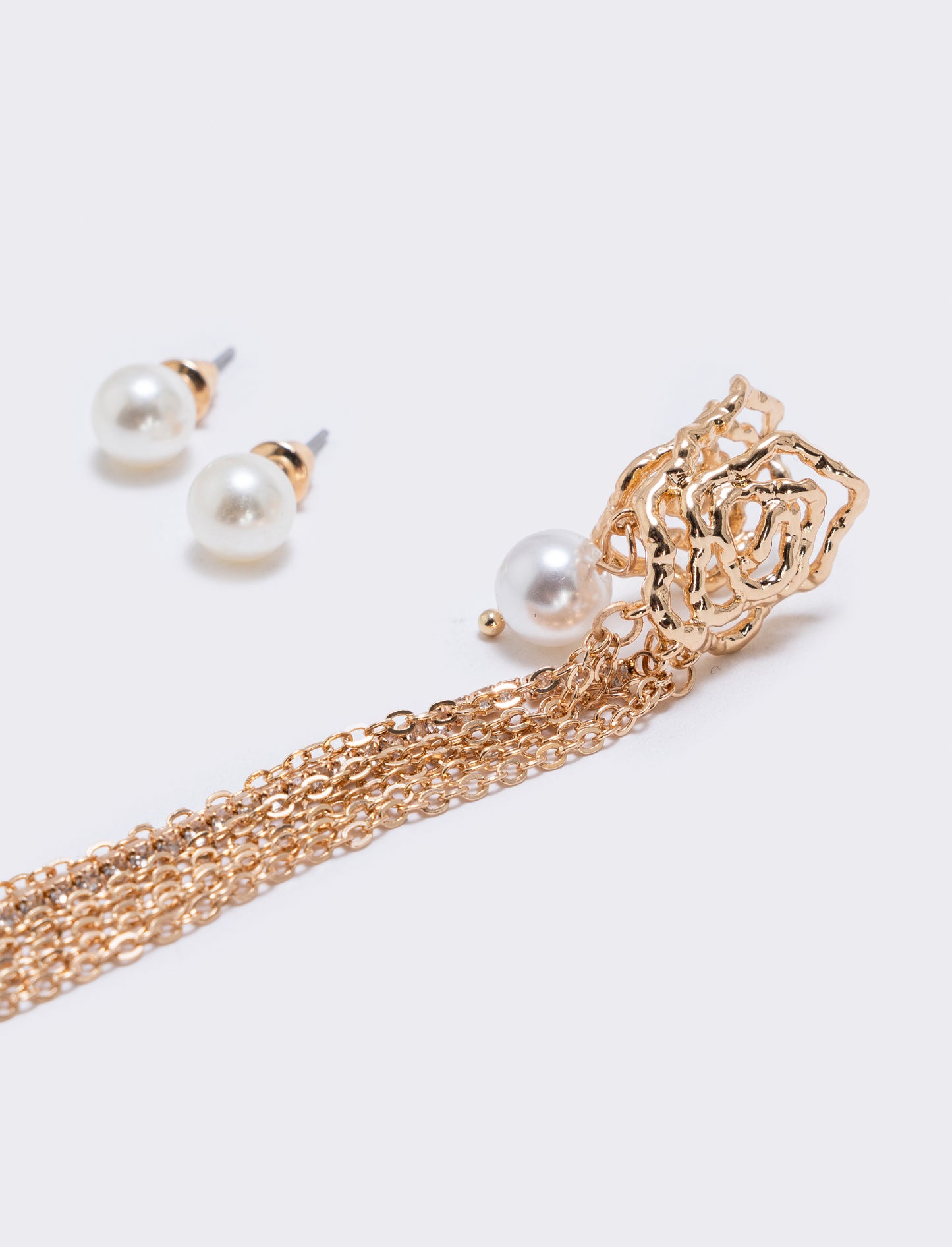 Earcuff 3 Pezzi Eleganti - Oro