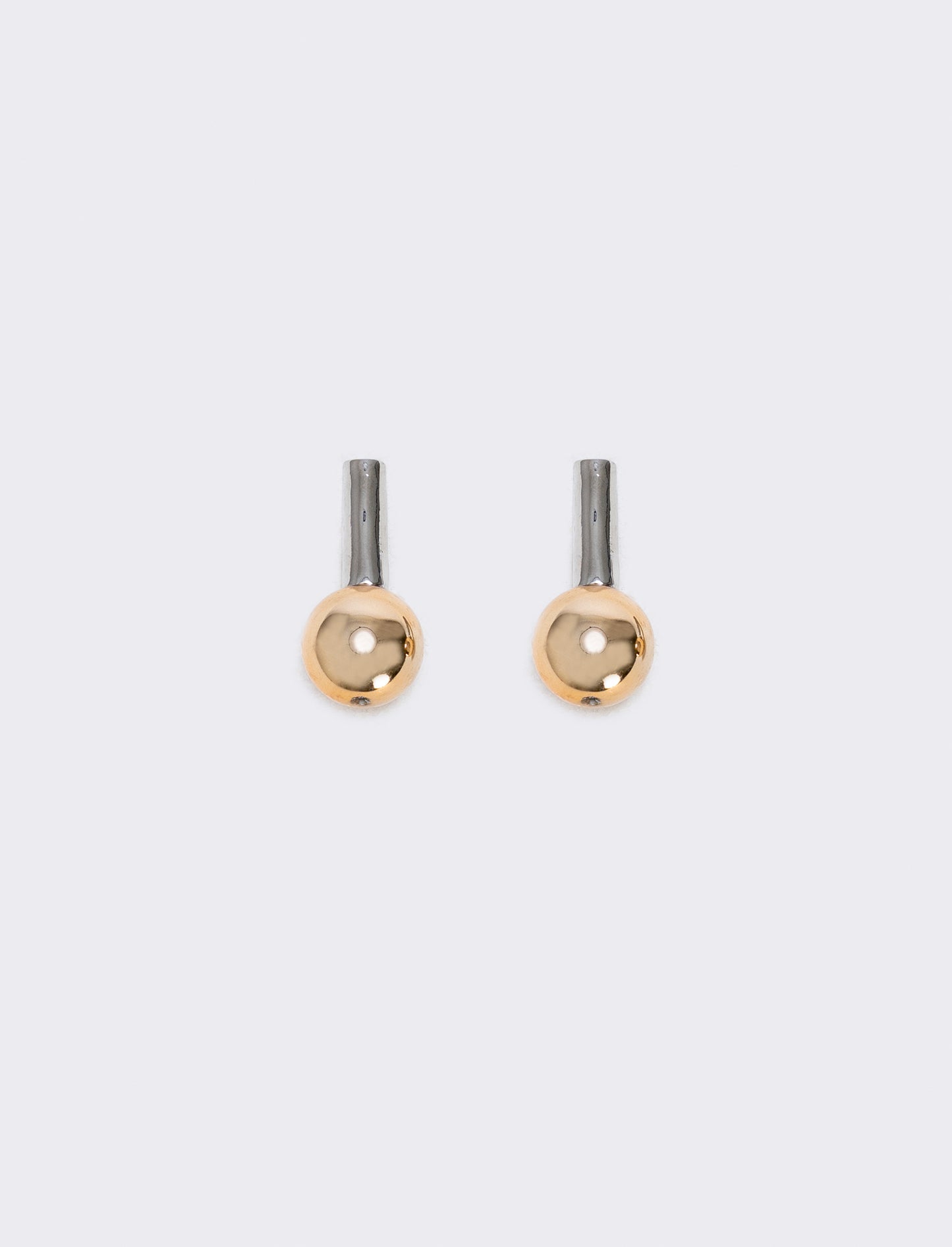 Multicolor Ball Earrings - Gold
