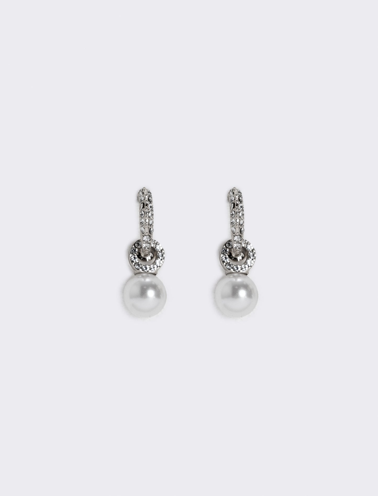 Orecchini in perla e strass - Argento