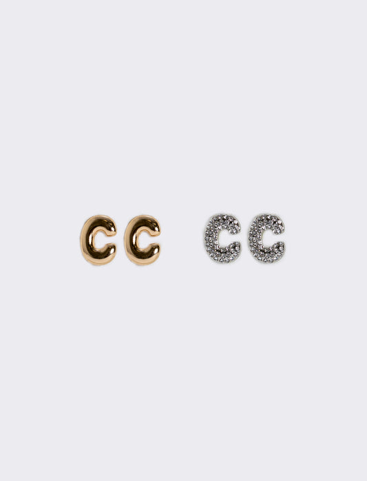 Earrings with Letters for Elegant Women - 