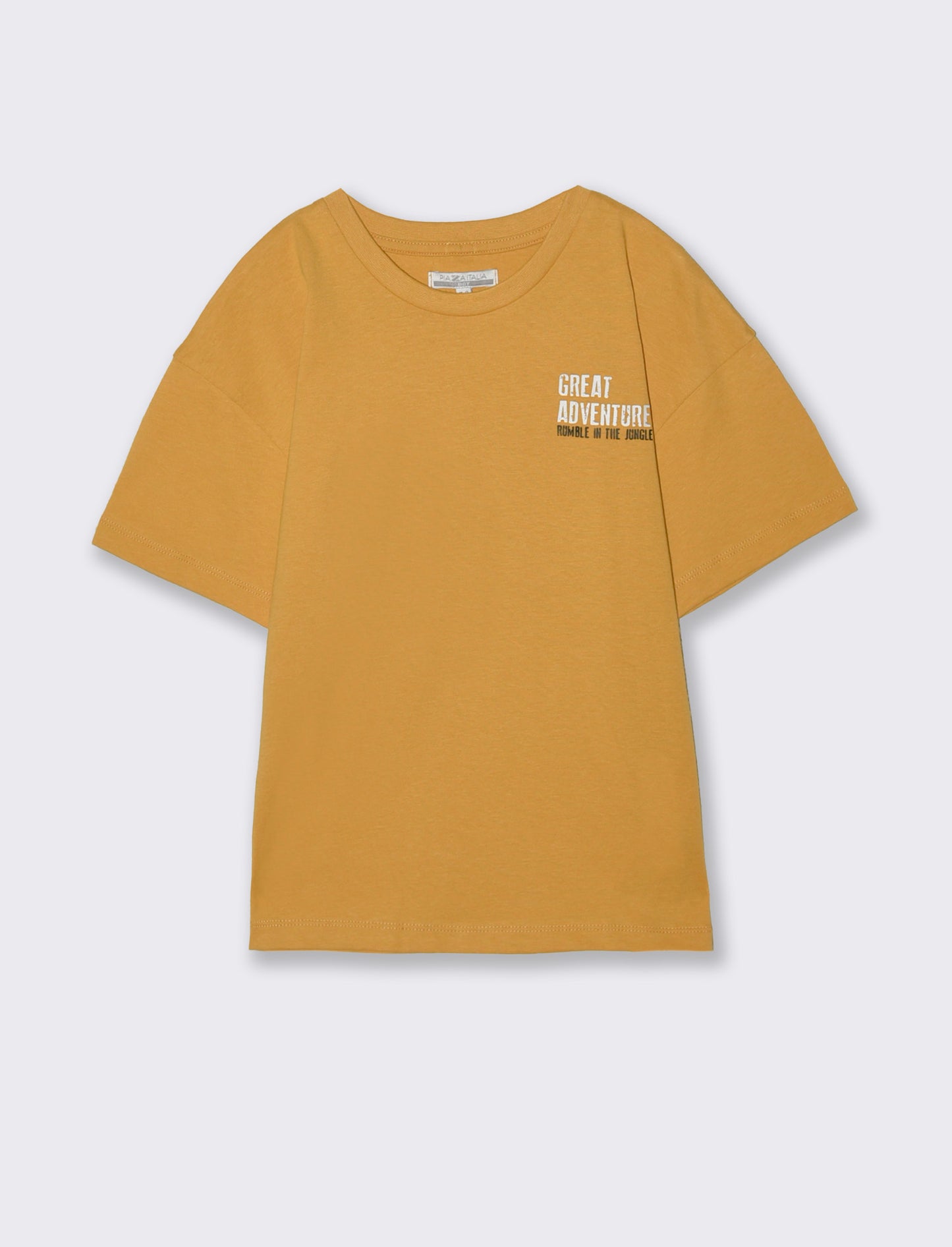 T-shirt mezza manica Great Adventure - Ocra