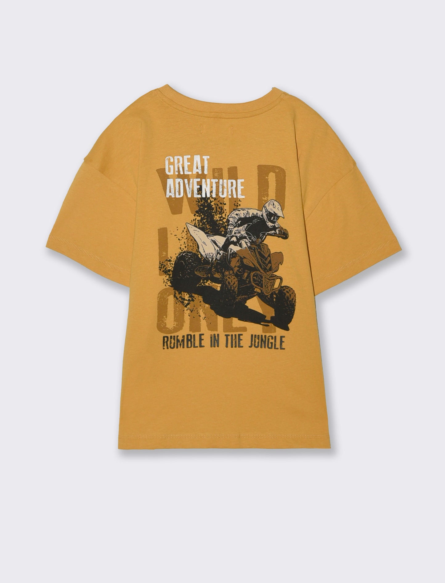 T-shirt mezza manica Great Adventure - Ocra