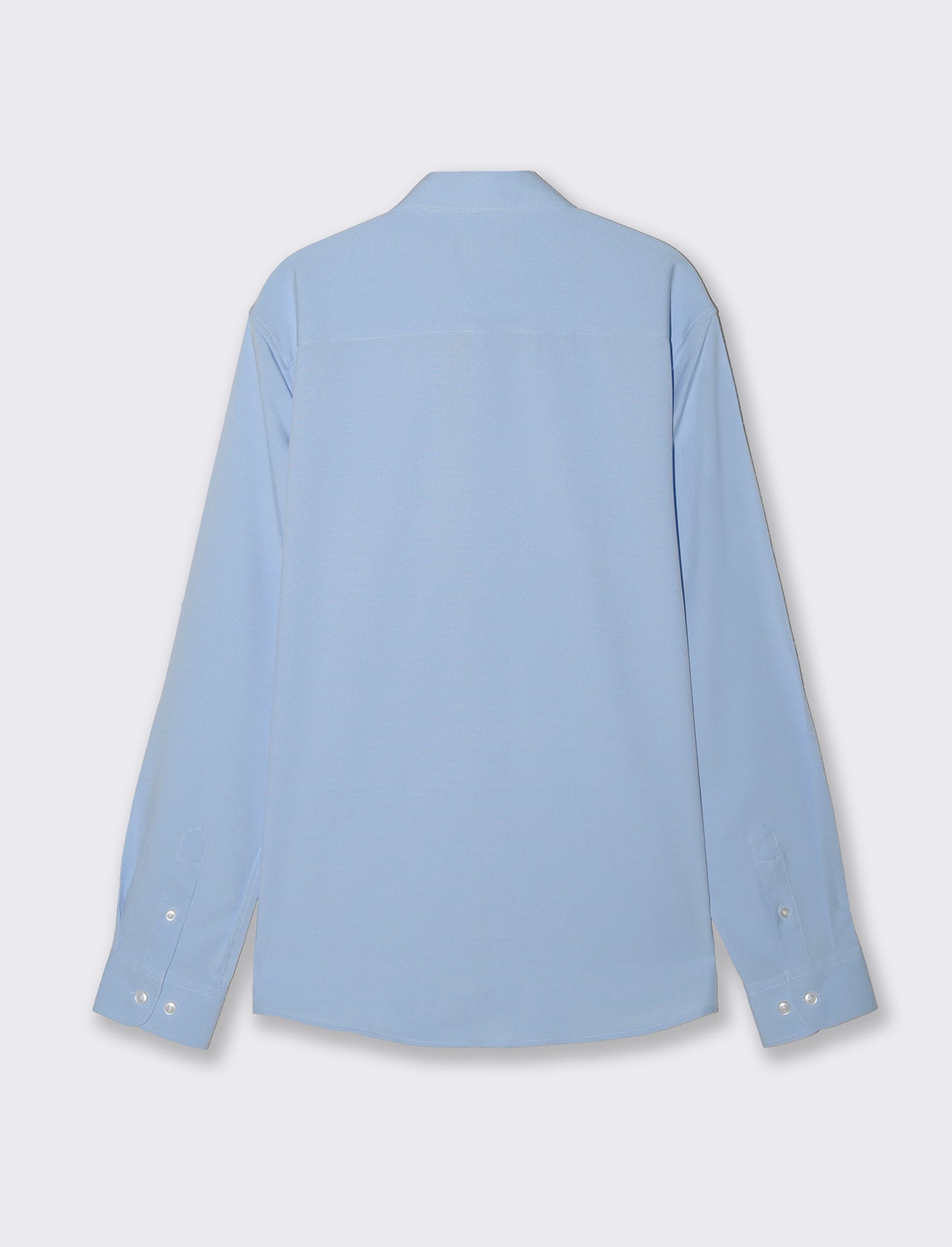 Formal Fit Shirt in Jacquard Fabric - Sky blue