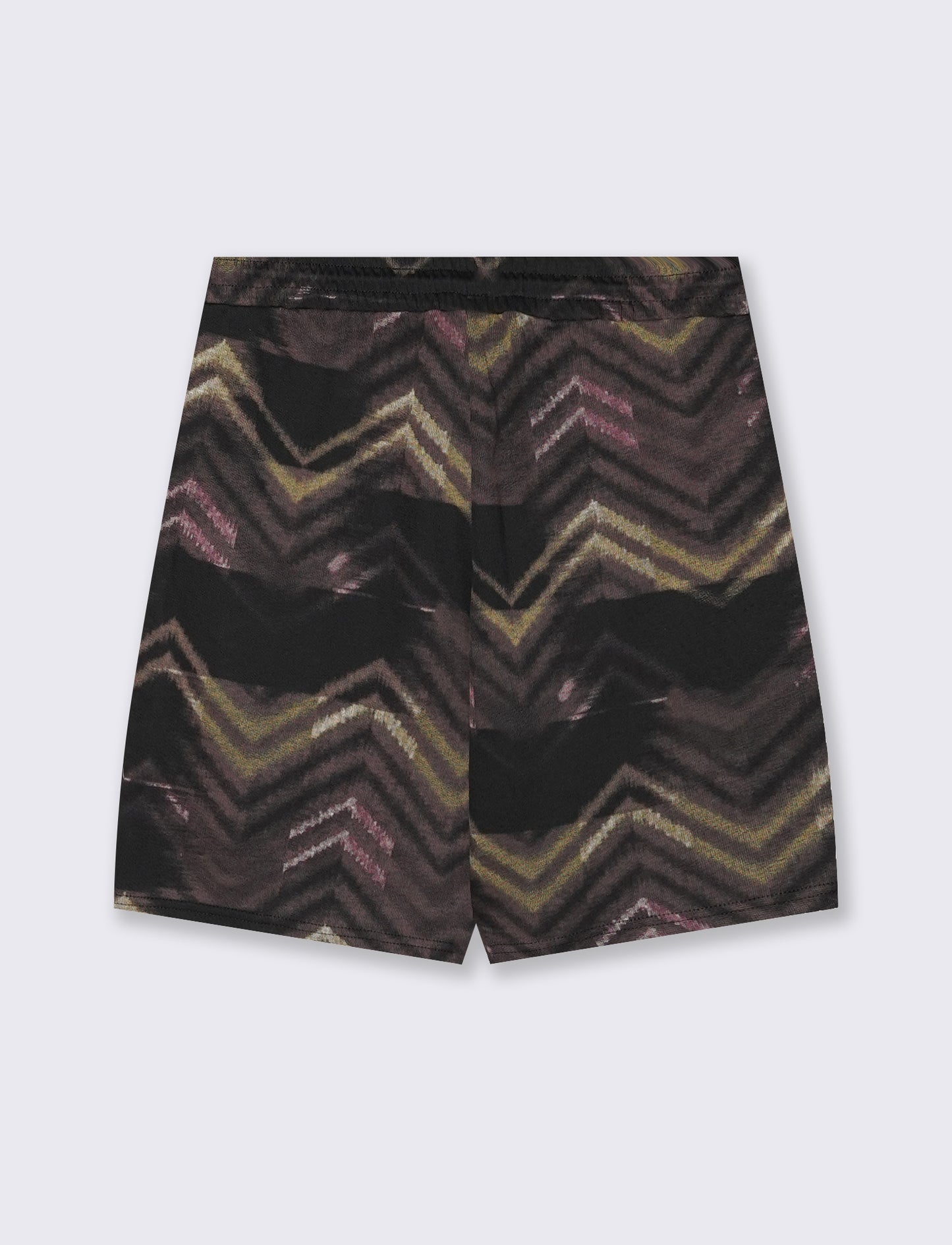 Printed fabric Bermuda shorts with jogger waistband - 