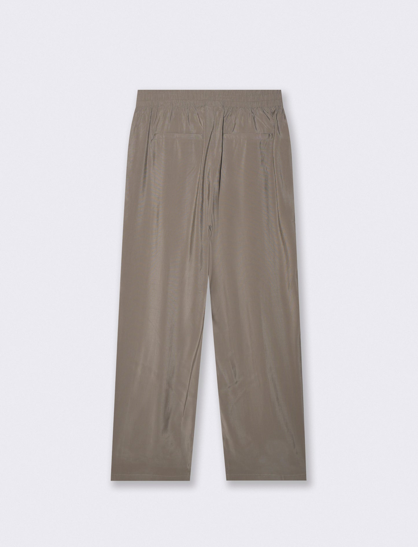 PANTALONI JOGGER DA SET IN MISTO VISCOSA - Verde salvia