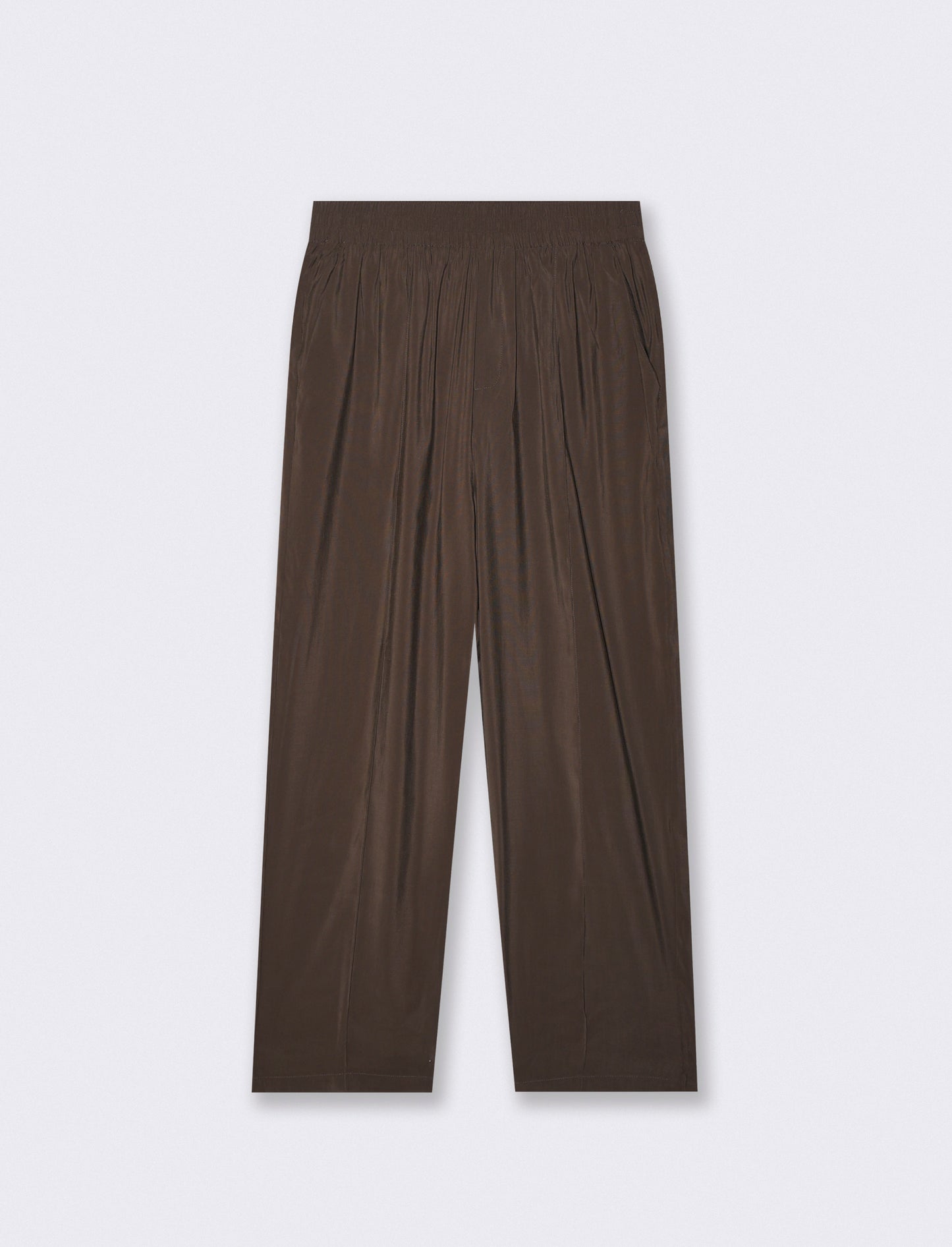 PANTALONI JOGGER DA SET IN MISTO VISCOSA - Moro