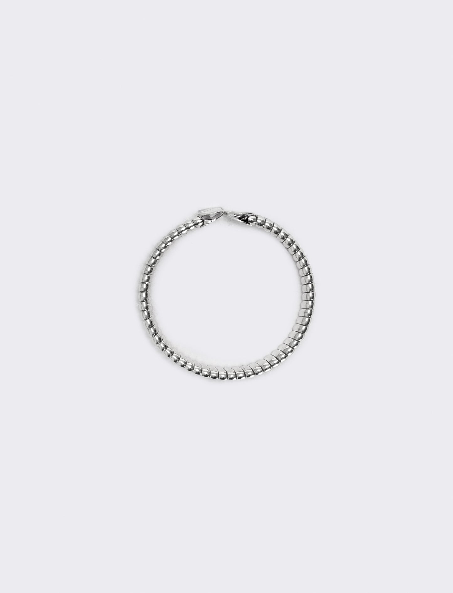 Bracciale rigido da elegante - Argento
