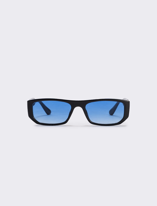 Elegant square sunglasses - Blue