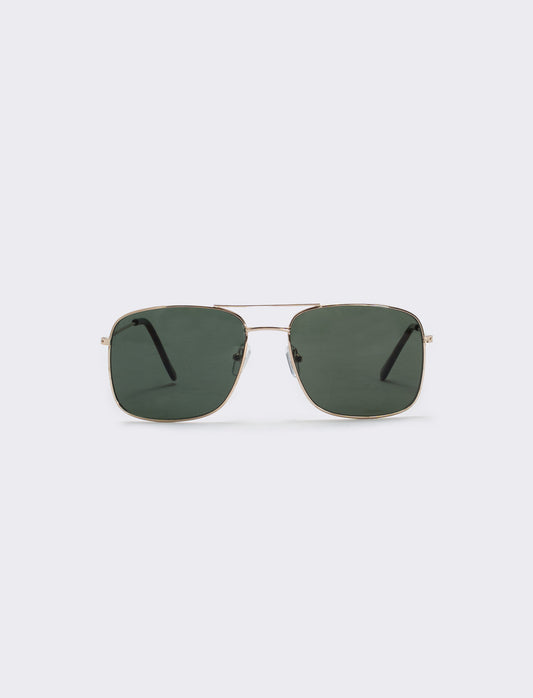 Metal frame sunglasses - Gold