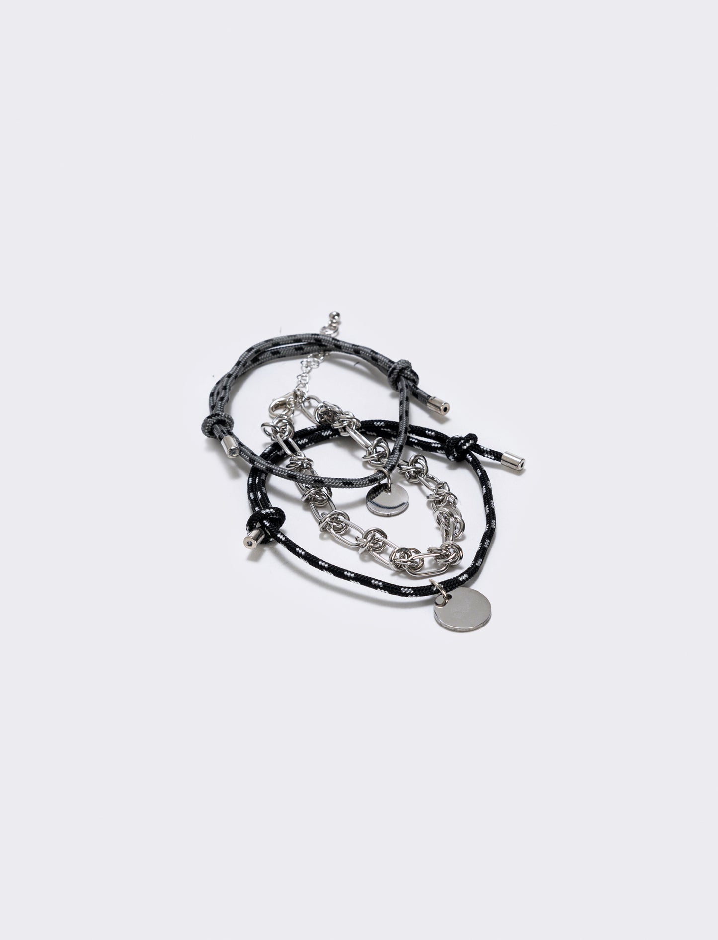 Bracciale colorato in tessuto elegante - Giallo lime
