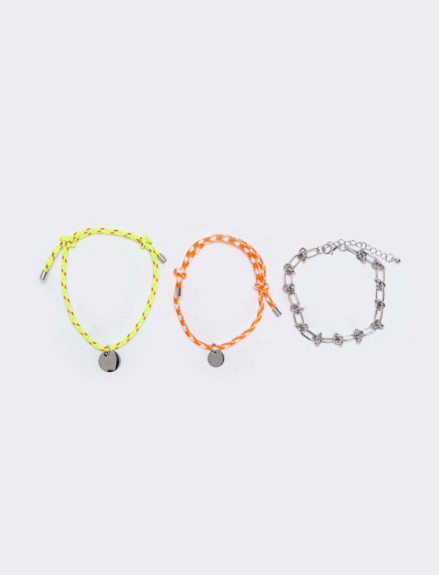Bracciale colorato in tessuto elegante - Rosso