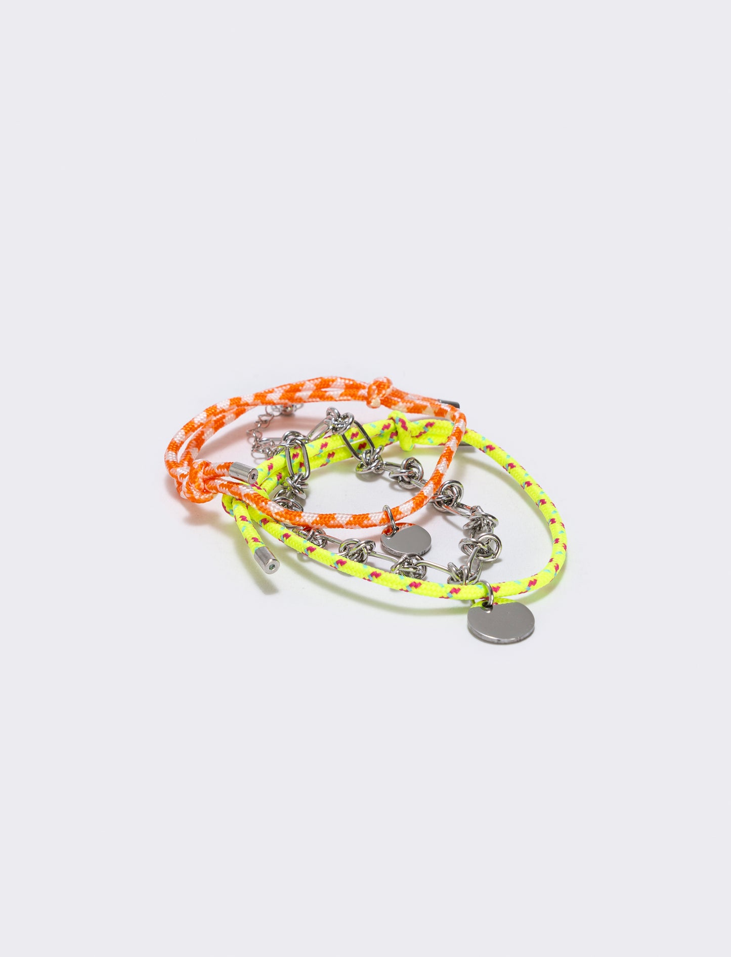 Bracciale colorato in tessuto elegante - Rosso