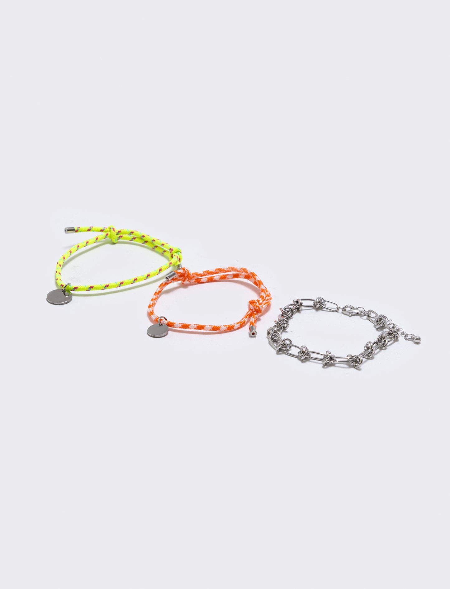 Bracciale colorato in tessuto elegante - Rosso