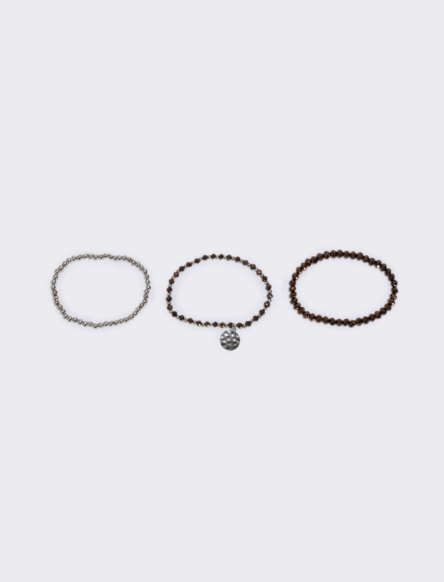 Bracciale tre fili con medaglina - Bronzo