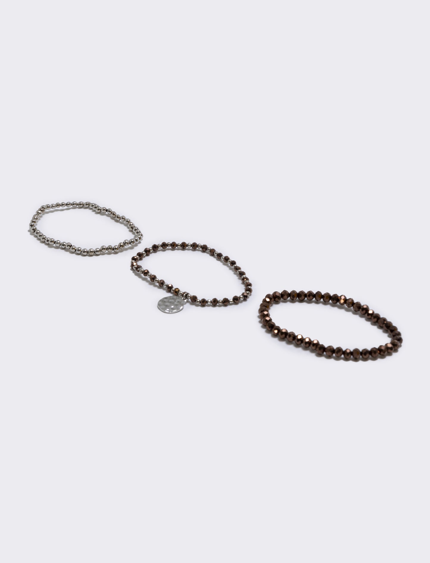 Bracciale tre fili con medaglina - Bronzo