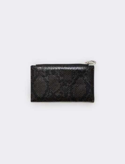 Elegant python print wallet - Black